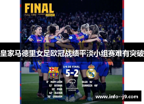 皇家马德里女足欧冠战绩平淡小组赛难有突破 皇家马德里女足欧冠战绩平淡小组赛难有突破